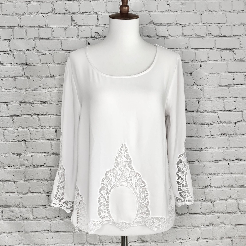 Blu Pepper Crochet Top